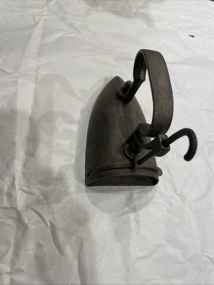 VINTAGE BRASS SAD IRON