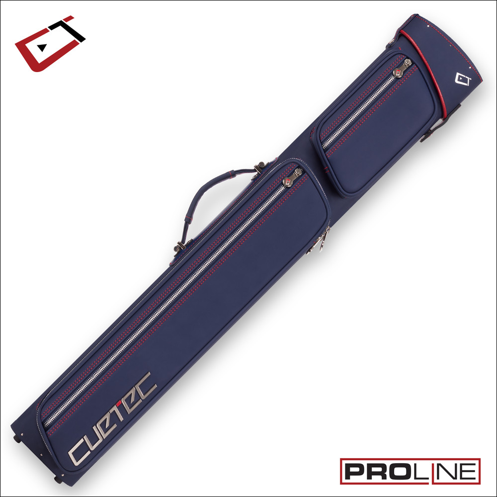 Cuetec Pro Line Navy 2x4 Hard Pool Cue Case