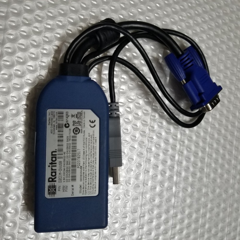 Raritan Dominion D2CIM-DVUSB KVM Dual USB/VGA Computer Interface Module