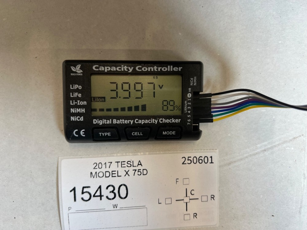 2016-2020 TESLA MODEL X S 75 P75D Battery Module 5.35 kWh