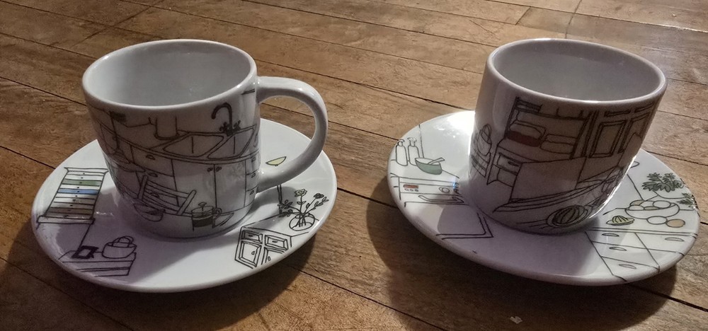 Thompson Pottery 4pc Tea Set