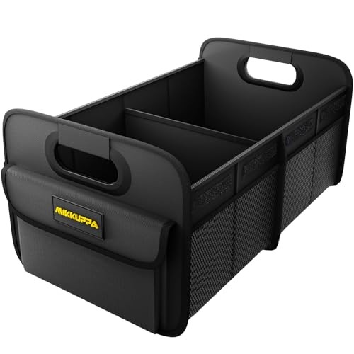 Car Trunk Organizer - 70L Collapsible Trunk Organizer for Medium Black