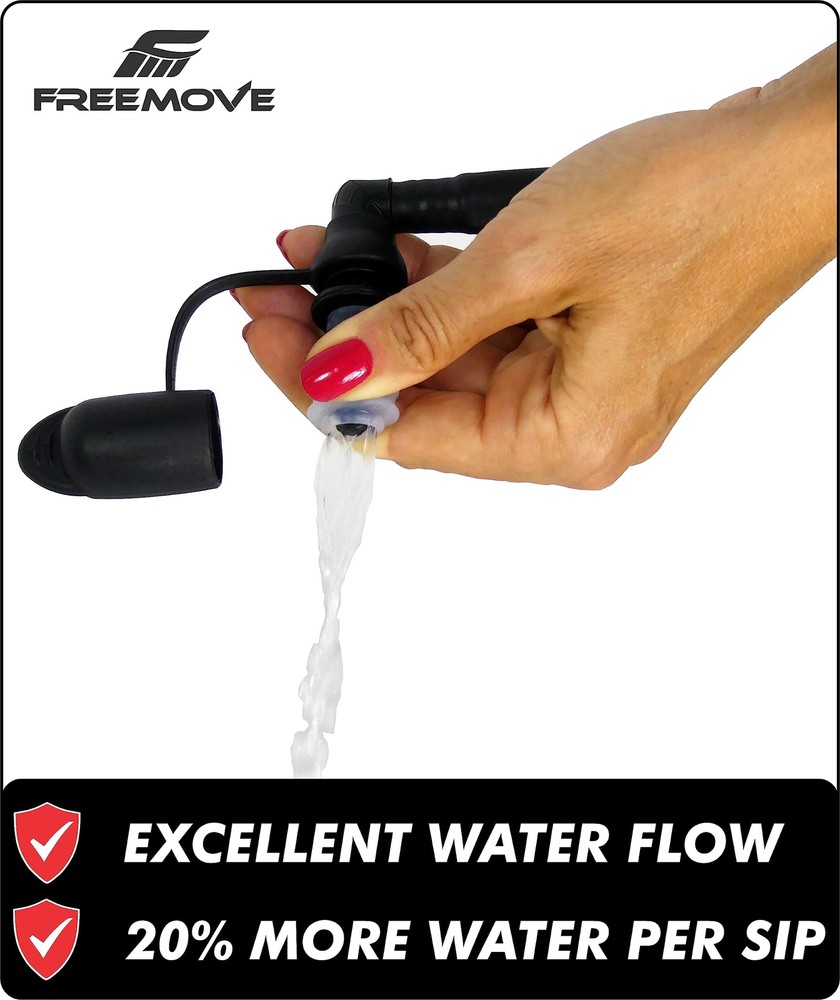 Hydration Water Bladder Bite Valve Mouthpiece Replacement - Leak-Proof, Easy-...