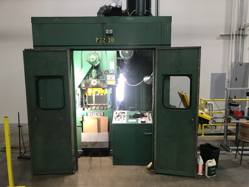 Bruderer 30 Ton High Speed 4 post punch press.