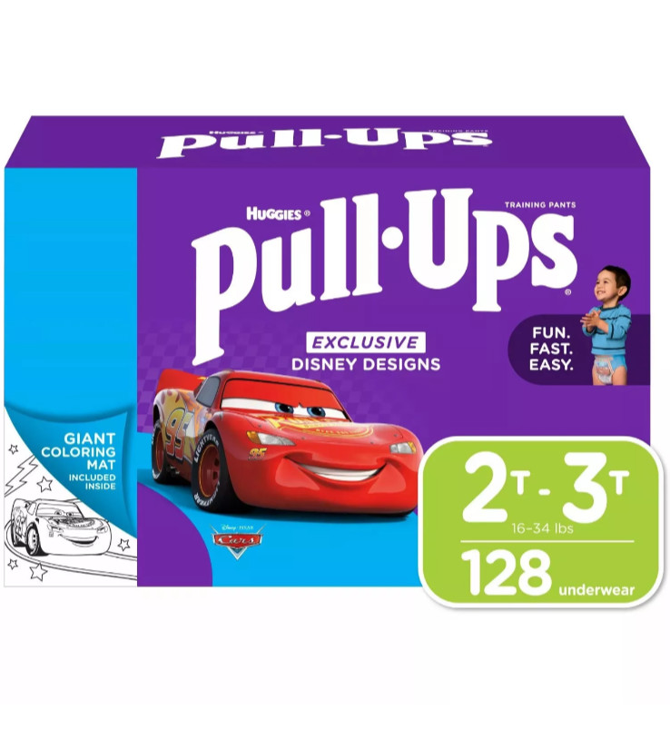 Huggies Pull-Ups Training Pants for Boys 2T-3T, 128 Count