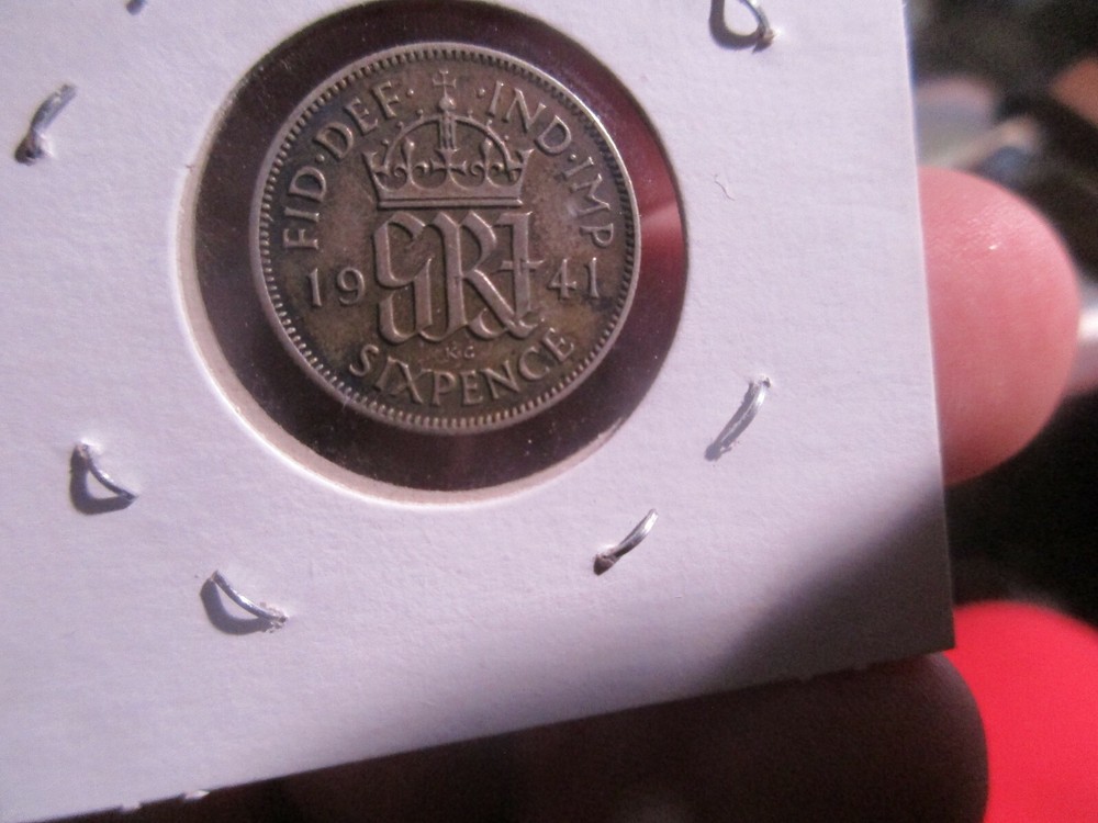 Britain - 1941 Silver Sixpence - George V