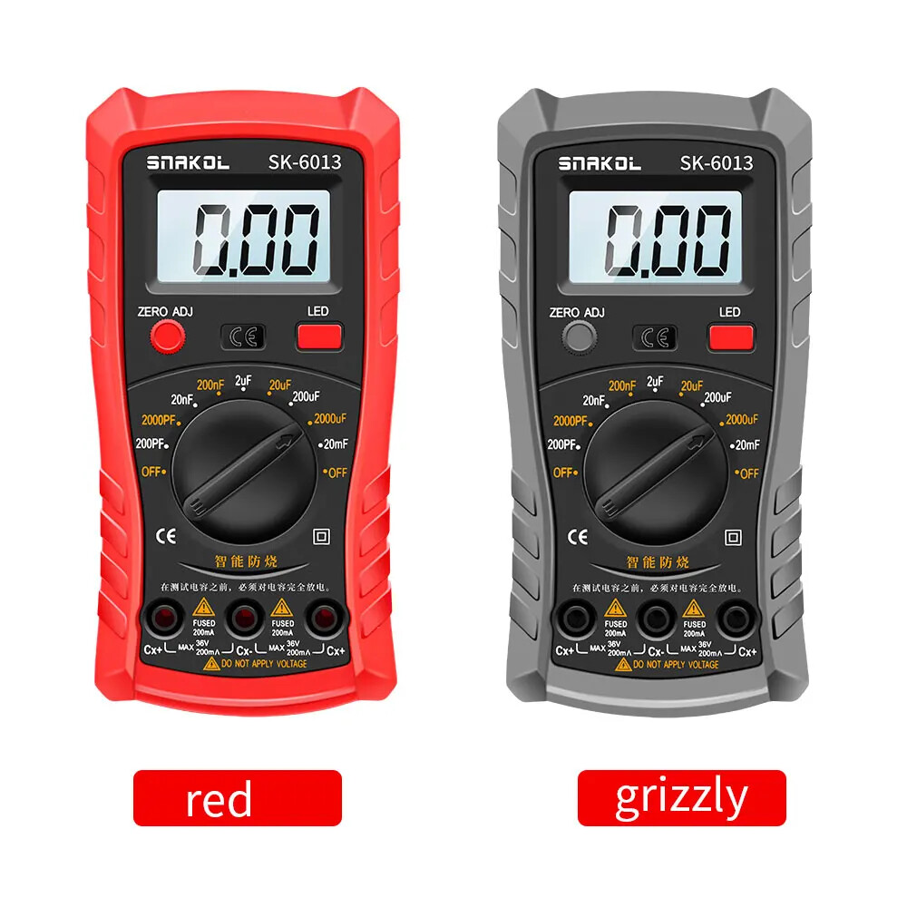 Digital Professional Capacitance Meter 20000uf Tester 1999 Counts Multimeter Lot