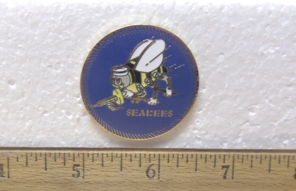 Large U. S. Navy Seabee's Pin