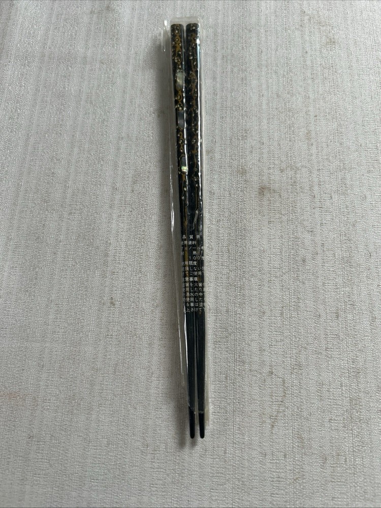 Vintage Japanese Wakasa Lacquerware Chopsticks