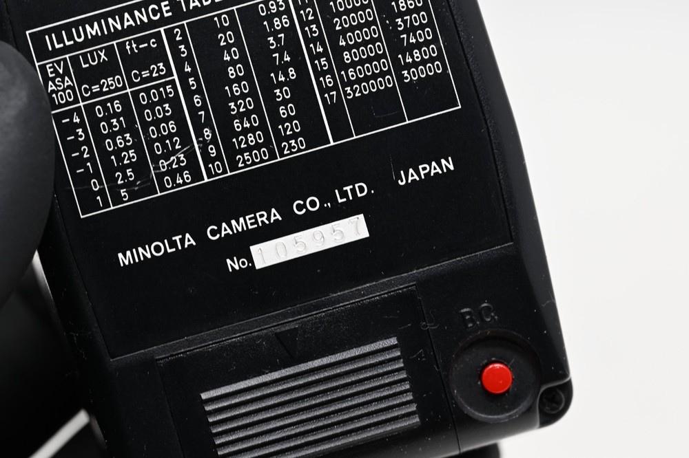 Minolta Auto Meter II- w/ REF. Attachment #B155