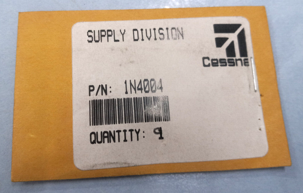 CESSNA P/N 1N4004 DIODE (9/PACK)