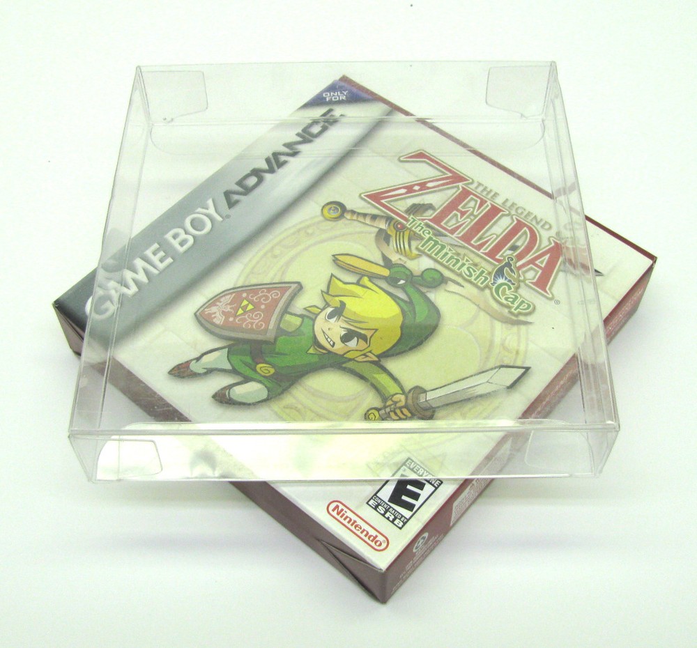 5x NINTENDO GAME BOY ADVANCE GAME BOX - PROTECTIVE BOX PROTECTOR SLEEVE CASE