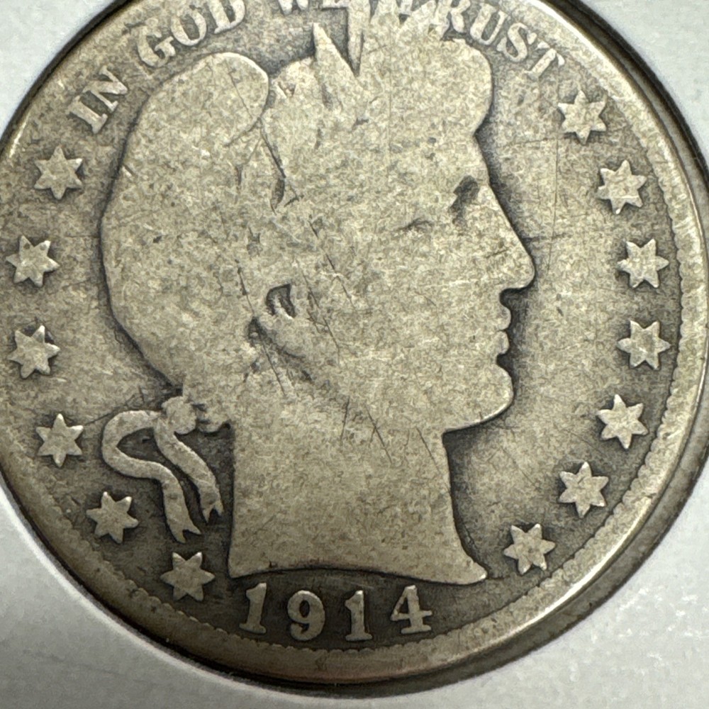 1914 Barber Half Dollar