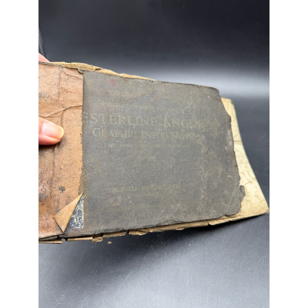 Esterline Angus Graphic Instruments Instruction Manual 1923
