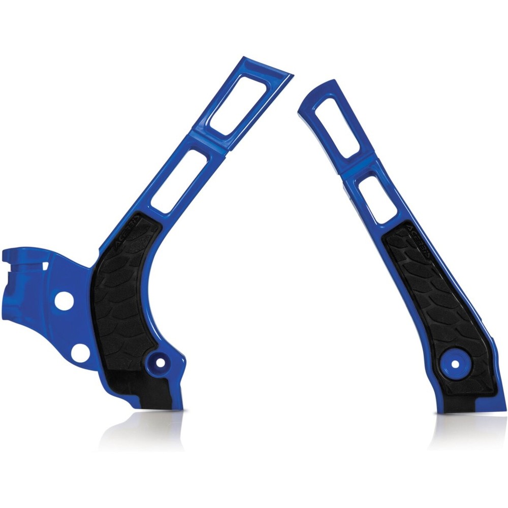 Acerbis Blue/Black X-Grip Frame Guards - 2464741034