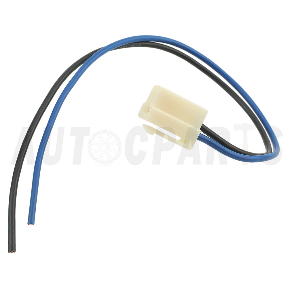 Universal Electric Cooling Fan 2 Terminal Pigtail Plug Wire Harness Connector