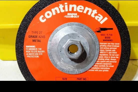 Continental 7x1/4 Grinding Discs 10ct.