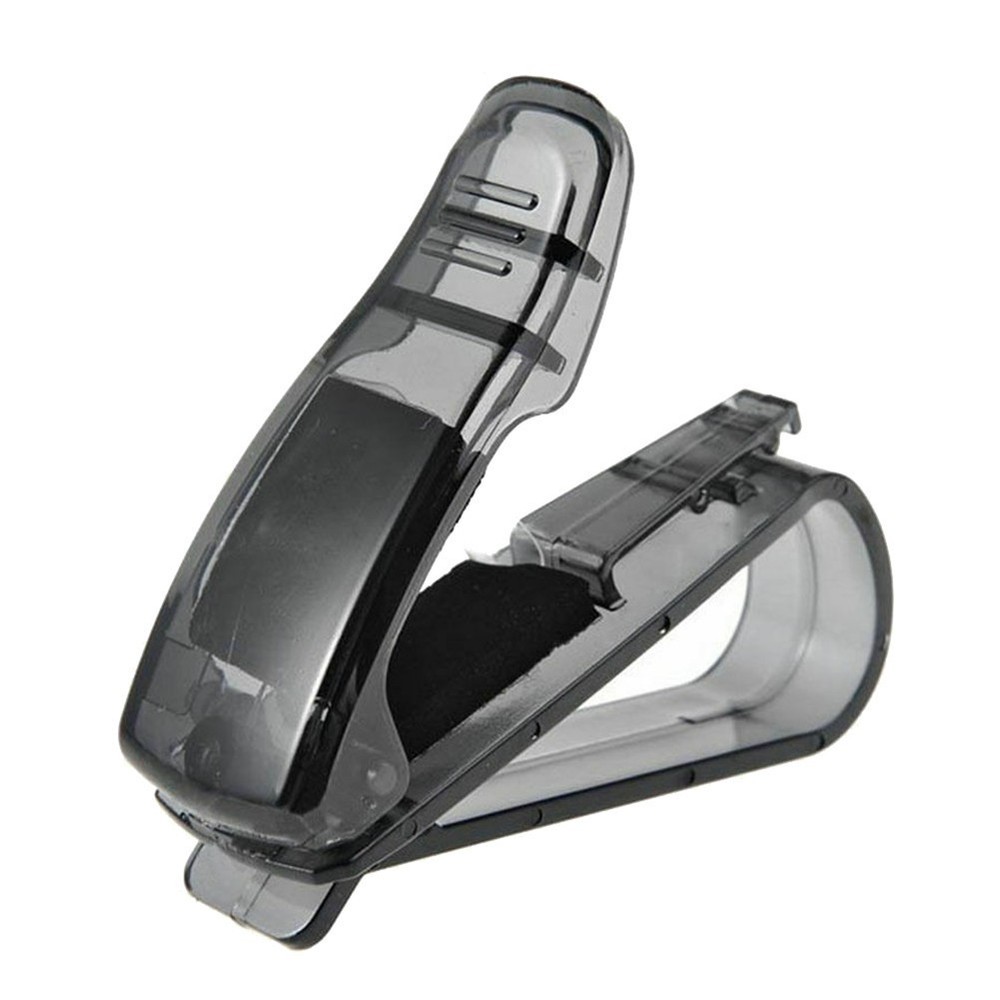 Replacement Car Glasses Clip Holder Card Holder Plastic Black Practical