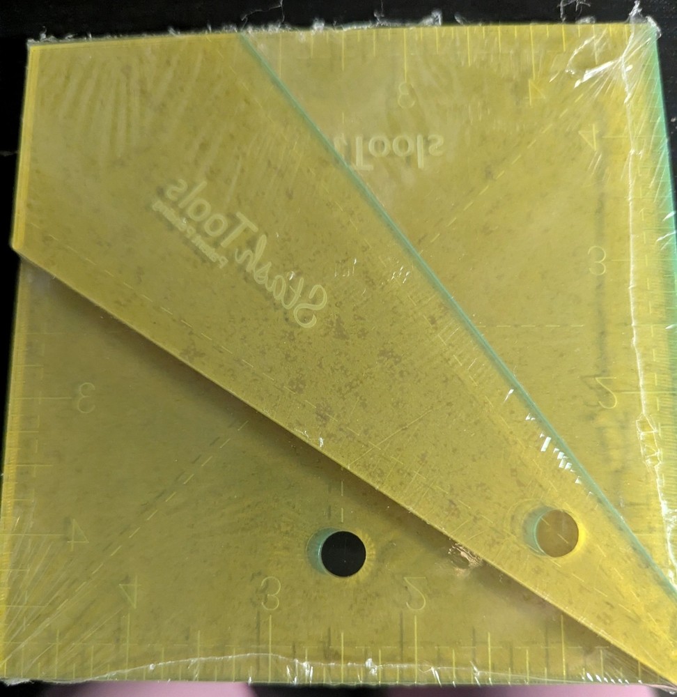 Wedge Strip Quilt Ruler Tool & Instructions — 2-Piece Set