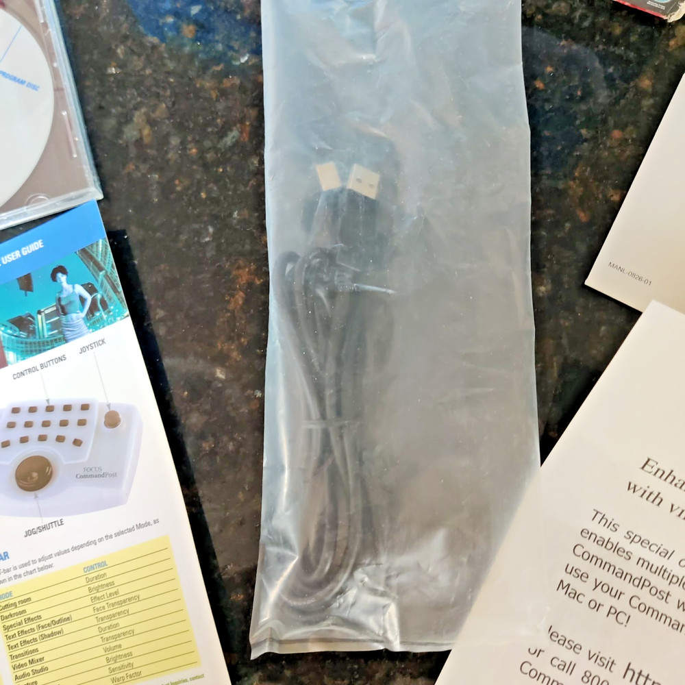 Vintage VIDEOWAVE COMMANDPOST PC & Web Video Editor Version 4.0 NEW