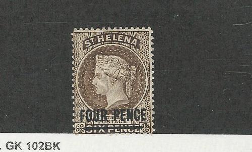 St. Helena, Postage Stamp, #38a Mint Hinged, 1890, JFZ