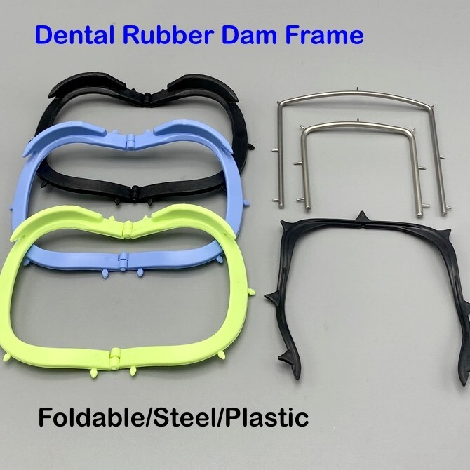 Dental Rubber Dam Sheet Frame Brackets Foldable Frame Dentist Tools Sheet Tools