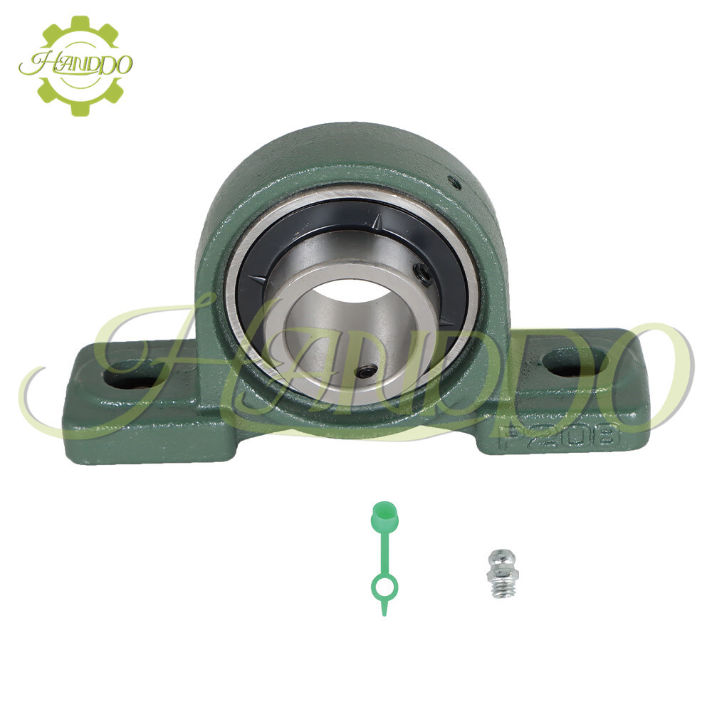 2Pack 1-1/2 Bore UCP208-24 Solid Base Pillow Block Bearing Self Aligning 2 Bolt