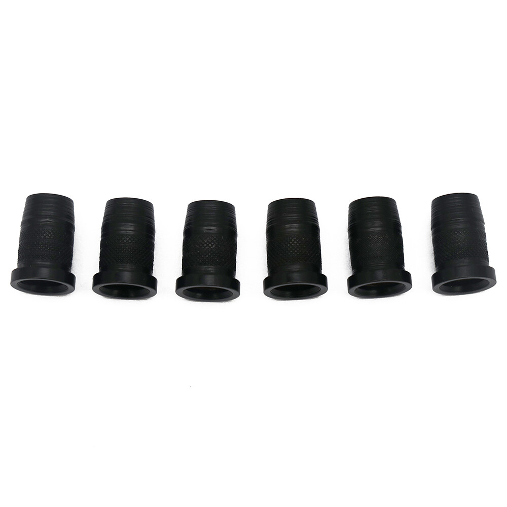 Guitar String Mounting Ferrules Through Body Mounts String Caps for ST TL Black