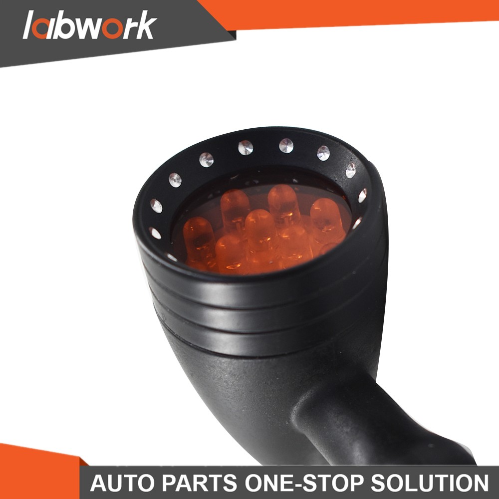 Labwork 2× LED Turn Signal Red Lights Indicator For Motorcycle Chopper