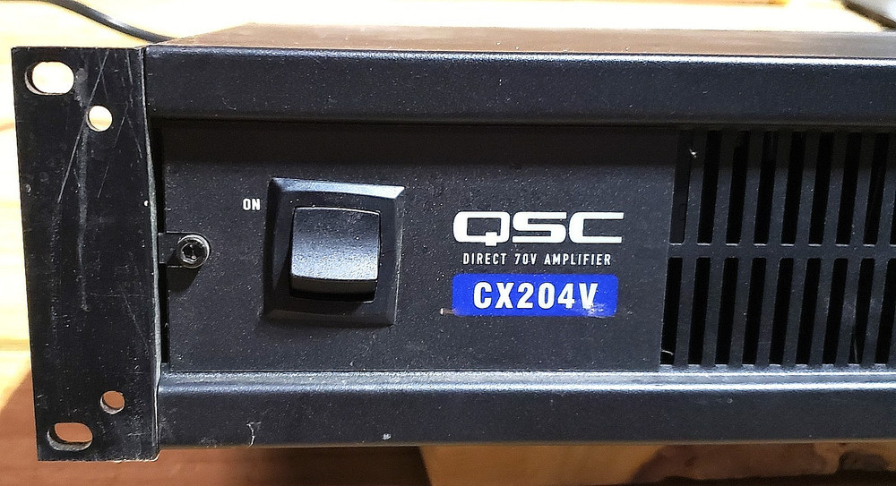 QSC CX-204V 4 channel power amp CX204V