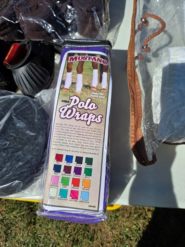 Mustang Purple Polo Wraps