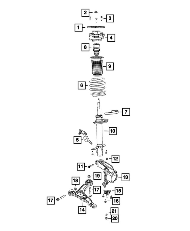 Genuine Mopar Hex Lock Nut 6106986aa