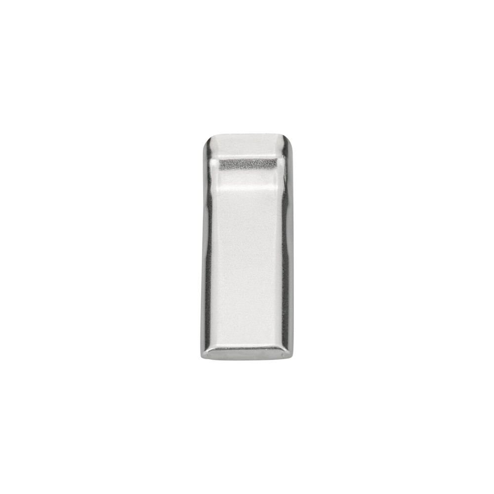 Blank Cranked Arm Hinge Cover Cap, Steel