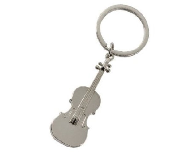 Keychain Metal Violin