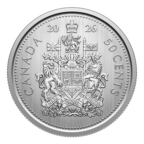 🇨🇦 2026 Canada Specimen 50 Cent - From Specimen Coin Set
