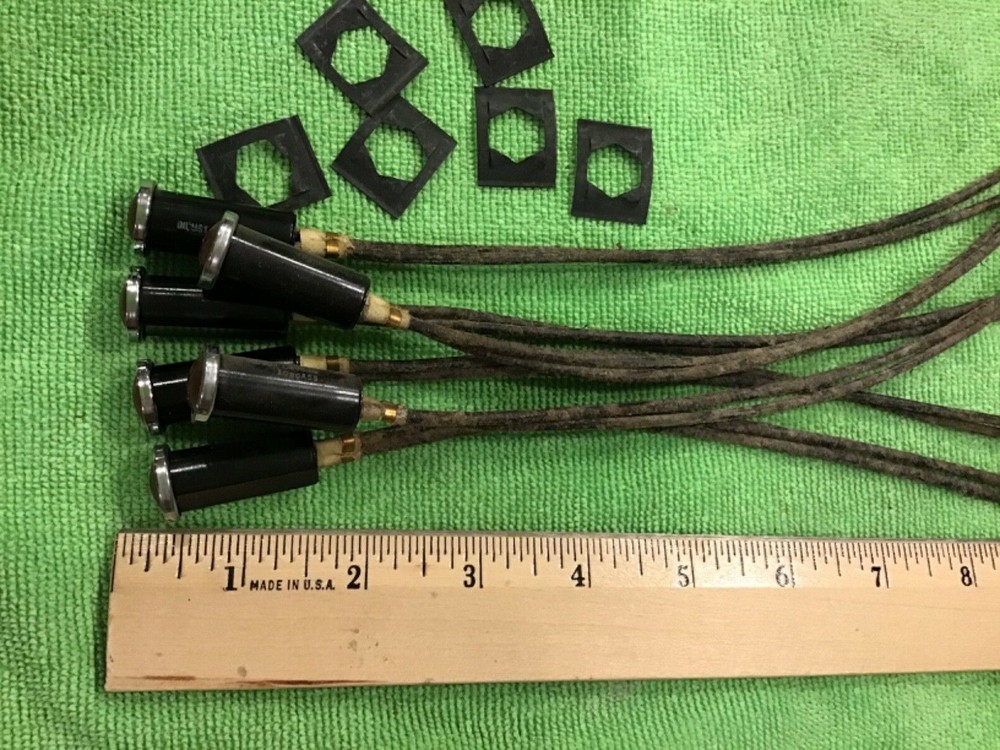Six 120 volt Red Indicator Light with High Temp Leads