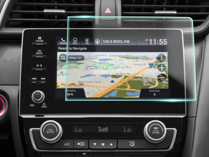 Crystal Clear Screen Protector for 2019 Honda Insight Vehicle Navigation