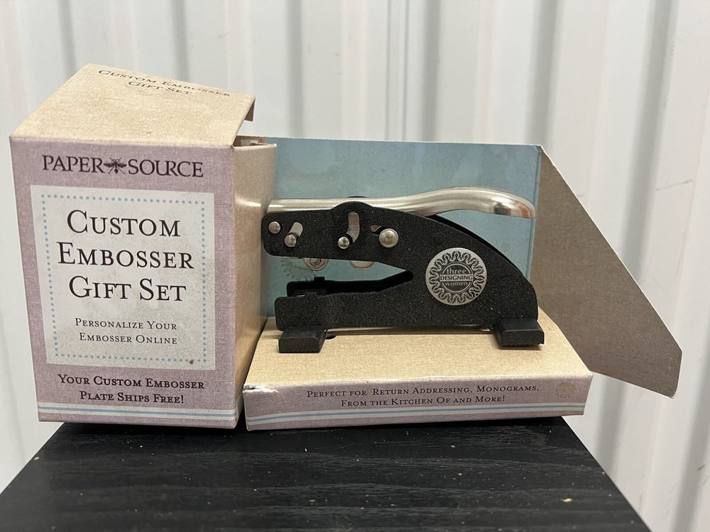 Three Designing Women Designer Embosser. Read