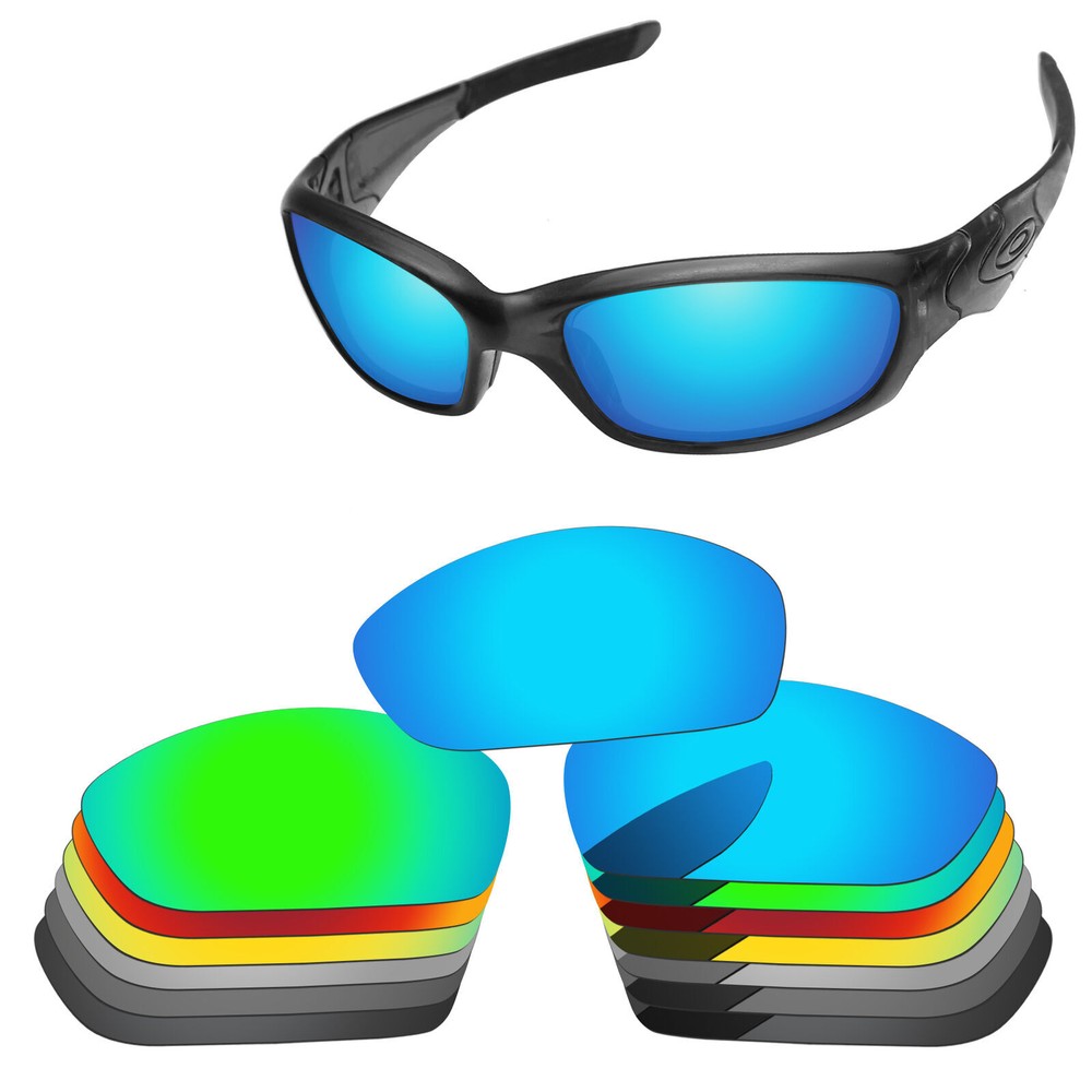 Lenslog Polarized Replacement Lenses For-Oakley Straight Jacket 2007 sunglasses