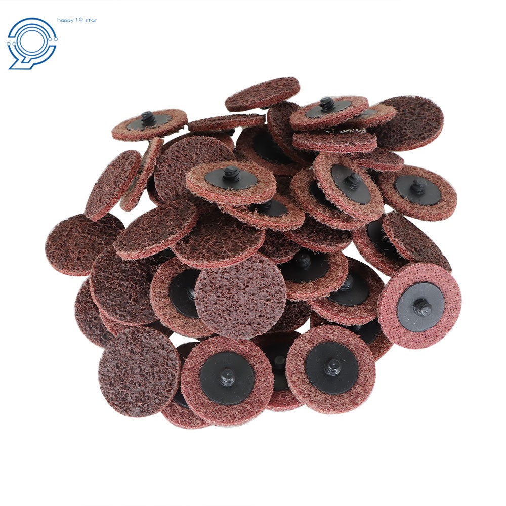 Medium Surface Conditioning Discs 2" Roll Lock Die Grinder Sanding Pads 50 Pack