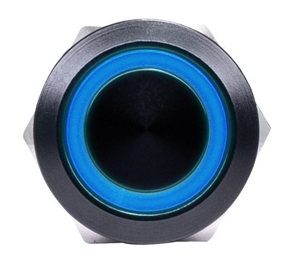 E-Stopp Electric Push Button Parking Brake Kit BLACK BUTTON - Hotrods, Restomod