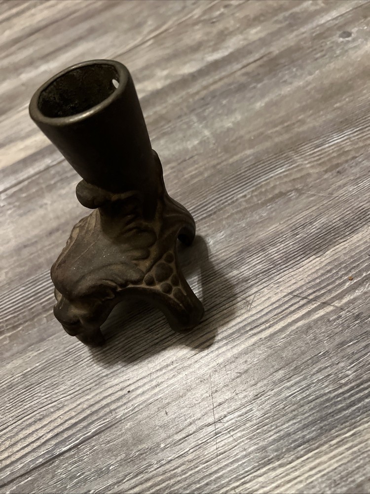Antique 6” Cast Iron Claw/Mythological Face