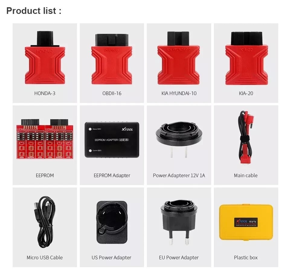 XTOOL X100 Pro2 Auto Key Diagnostic Tool New IMMO Car OBD2 Scanner EEPROM