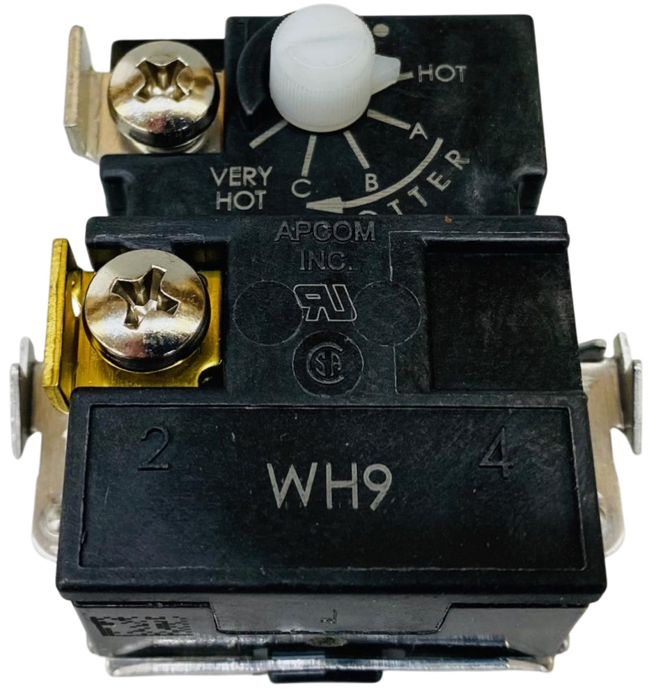 APCOM WH9 Lower Water Heater Thermostat WH5 | OEM‑Compatible | 110–170°F