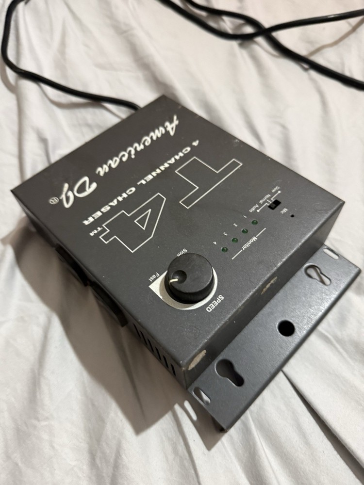 American DJ T4 Chaser 4 Channel Control Console for Stage Lighting Controller