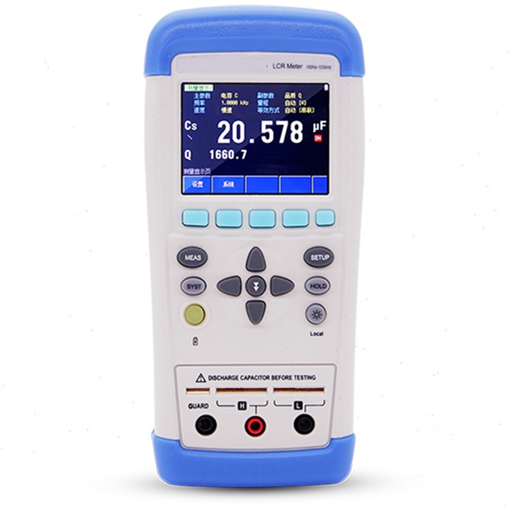 Handheld LCR Digital Bridge with Accuracy 0.2% Communication Interface USB-HID