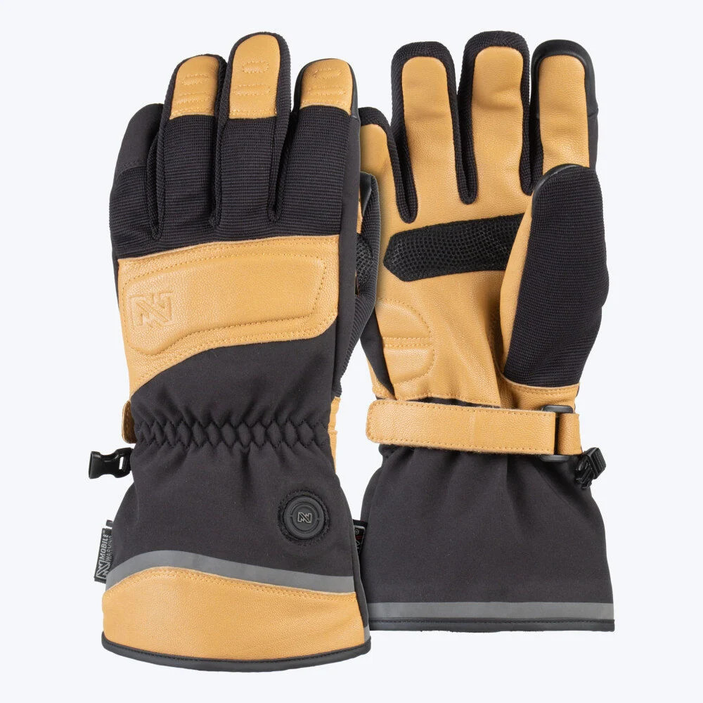 Mobile Warming Blacksmith V2 Heated Glove Unisex Black/tan Small