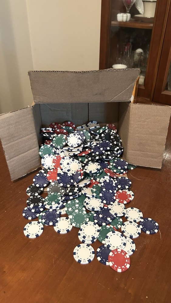Poker Table With Chips