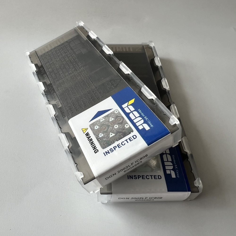 ISCAR / DGN2002LF IC808 / Industrial indexable carbide inserts 10 Pcs