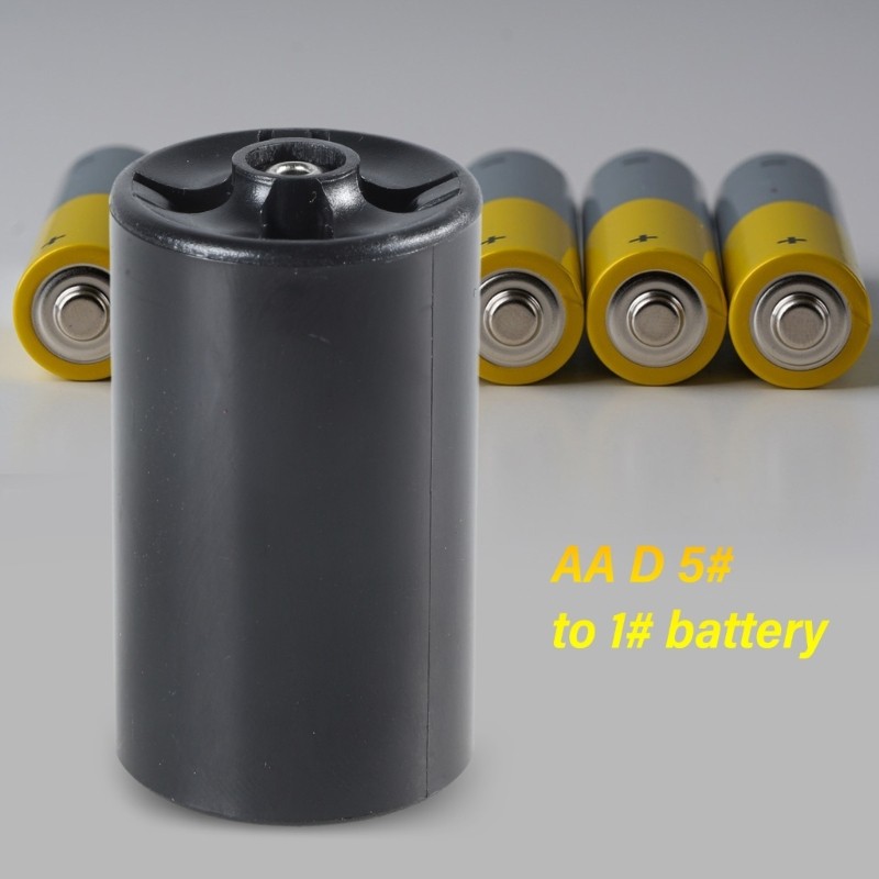 AA to D Battery Adapter Case D Size Battery Adapter Spacers for Cost Saving